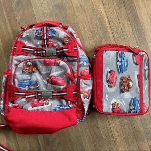 Cars Pottery Barn Backpack and Lunch Box